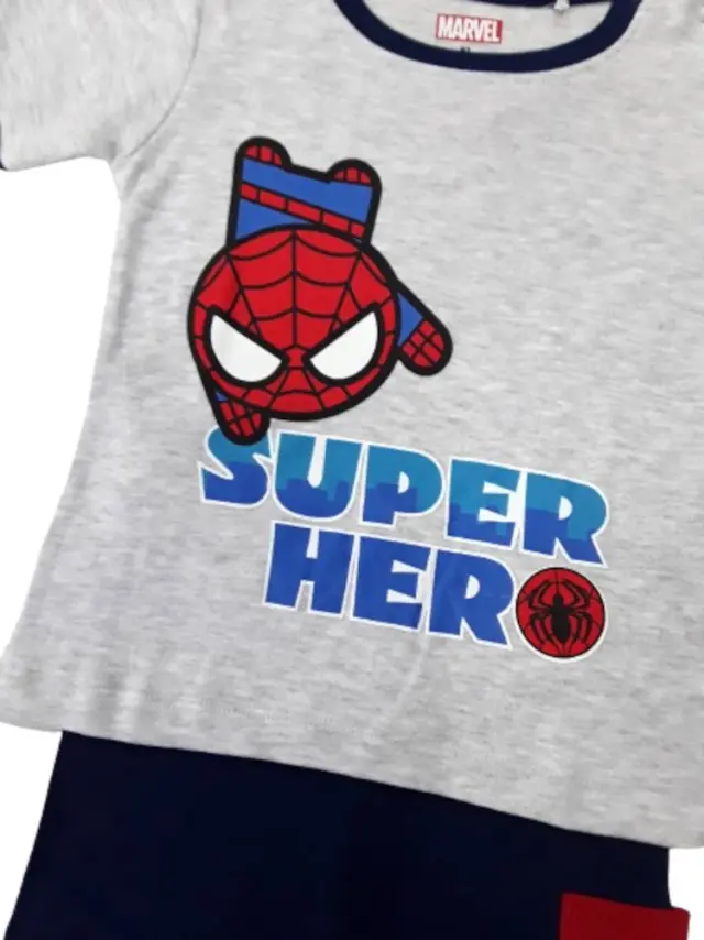 Μπλούζα με Σορτσάκι Super Hero Spiderman Blue 80102160001 - 12 M (80cm) 2