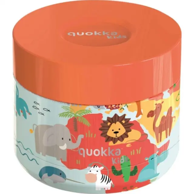 Δοχείο φαγητού Θερμός ανοξείδωτο Quokka Kids Thermal SS Food Jar Whim Map of Life 360ml 40098