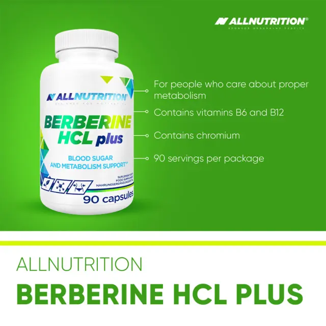 ALLNUTRITION Berberin Hcl Plus 3