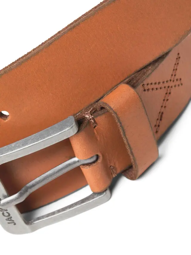 JACROCK LEATHER BELT NOOS Cognac 3