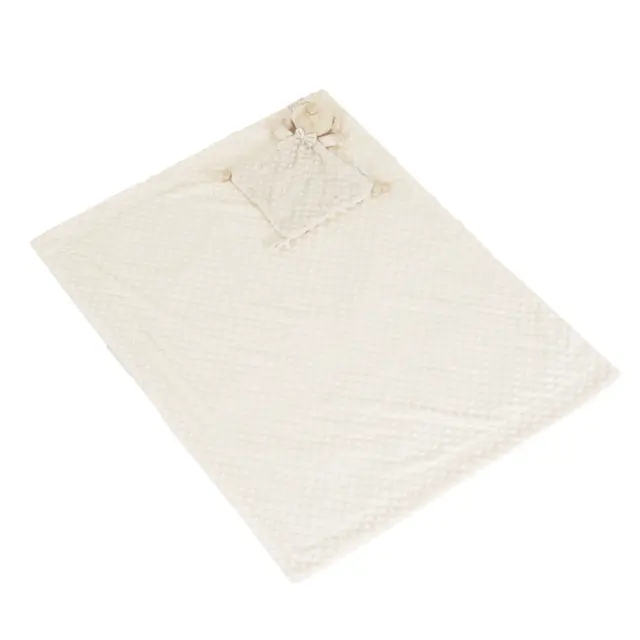 Cangaroo Κουβέρτα Αγκαλιάς & Λίκνου 75*100cm & Doudou Bennie Beige 3800146271459 2