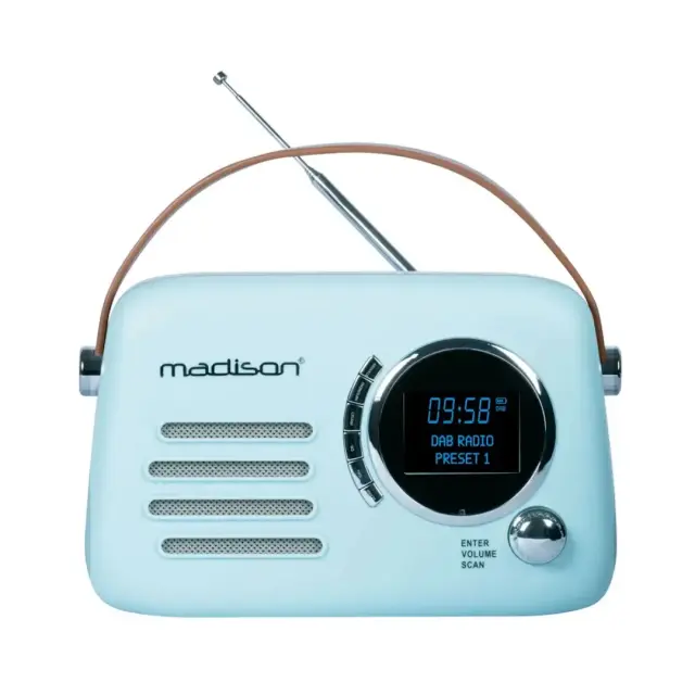 Madison Freesound-VR30BL-DAB Φορητό Ραδιόφωνο Bluetooth