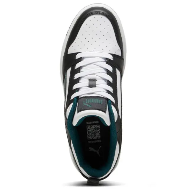Puma Rebound V6 Lo Jr (393833-15) - Μαύρο-Πράσινο - 37.5 3