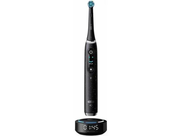 Oral-B iO Series 10 Ηλεκτρική Οδοντόβουρτσα με Χρονομετρητή, Αισθητήρα Πίεσης και Θήκη Ταξιδίου Cosmic Black 3