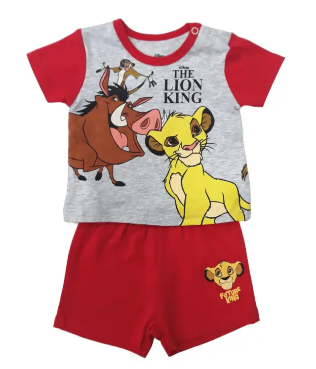 Μπλουζάκι με Σορτσάκι The Lion King Buba Green 80102290002 - 12 M (80cm)