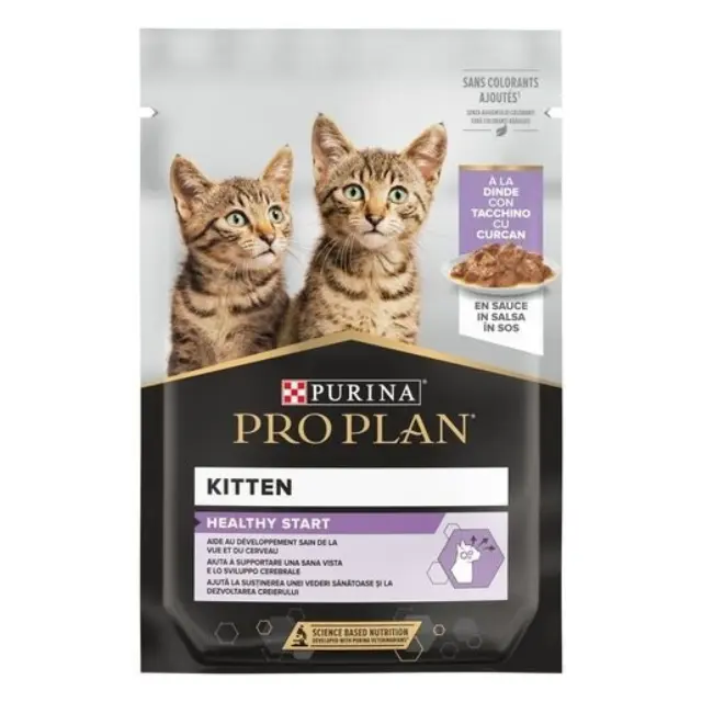 Pro Plan Wet Cat Kitten Γαλοπούλα με Σάλτσα 85gr