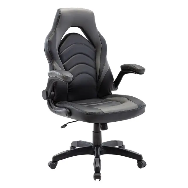 Πολυθρόνα Gaming BF7800 Μαύρο/Γκρι PU/PVC/Δέρμα 71x67x115/127cm