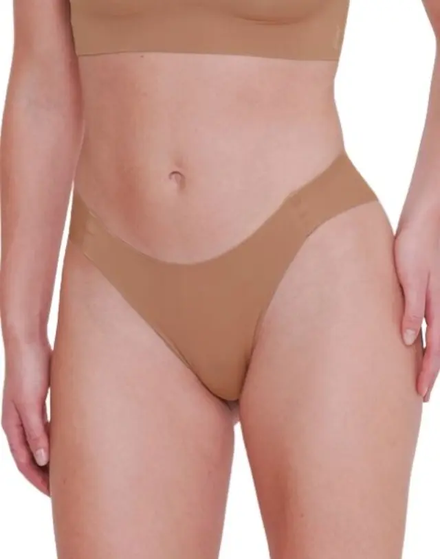 Sloggi Γυναικείο Slip Ψηλόμεσο ZERO Feel 2.0 High Leg, Χρώμα Nostalgic Brown 2