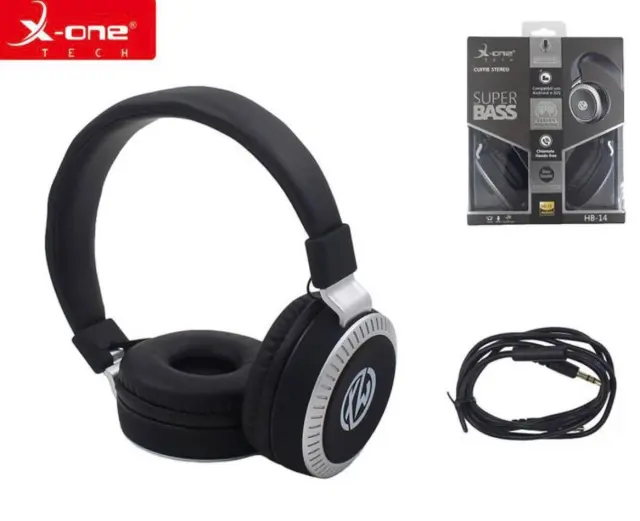 Ενσύρματα Ακουστικά On Ear X-One HB-14 Μαύρα 2