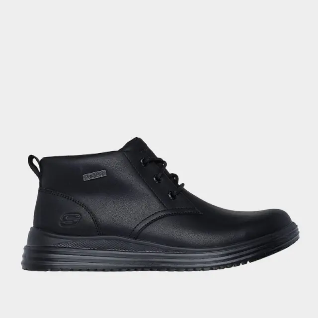 Aδιάβροχο Μποτάκι Skechers Proven Conklin 204873-BBK Μαύρο - 45