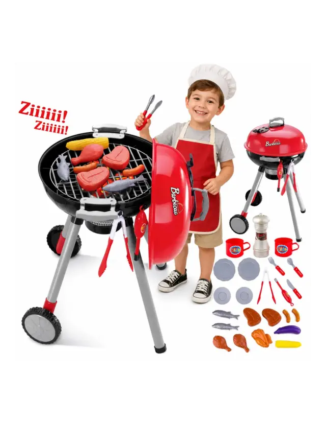 Woopie Παιδική Ψησταριά BBQ με Φως Ήχο & Αξεσουάρ