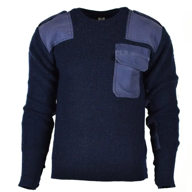 Mil-Tec German Dark Blue Akrylic Sweater-Πουλόβερ για Τακτική -Υπηρεσιακή Χρήση - 05-Navy Blue-Μπλε Ναυτικού 3