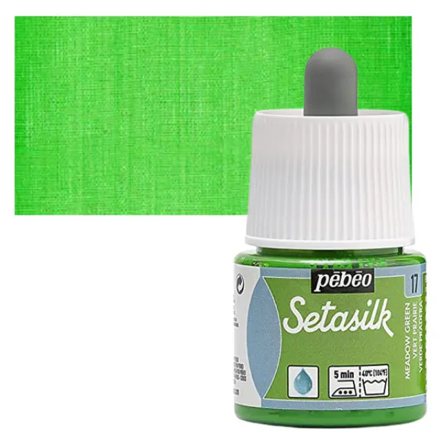 Pebeo Χρώμα Μεταξιού Setasilk - 17 Meadow Green - 45ml