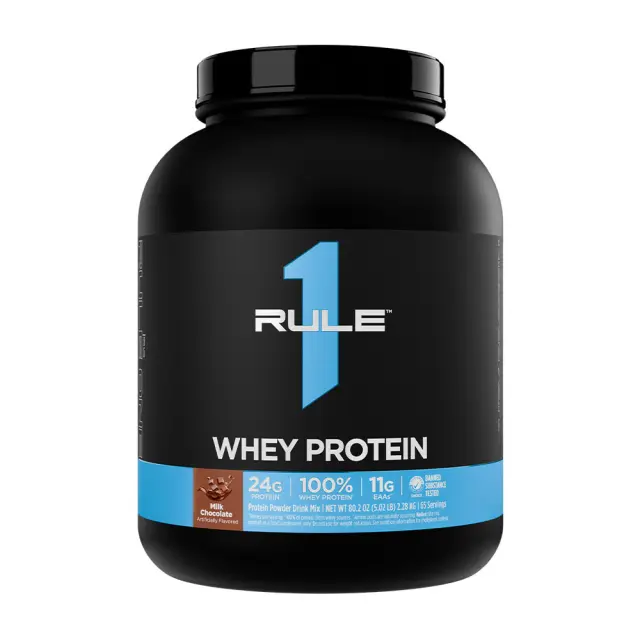 Rule1 Whey Protein Milk Chocolate, 5 lbs