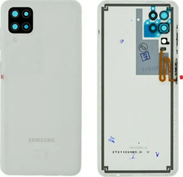 Samsung Καπάκι Μπαταρίας Λευκό για Galaxy A12