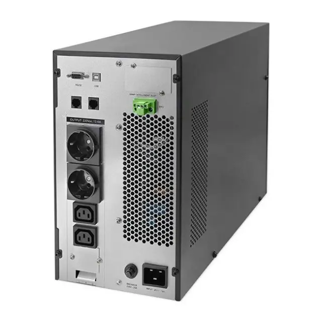 Qoltec UPS 3000VA 3000W Black (52285) 2