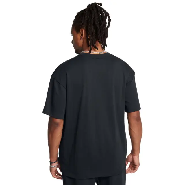 Under Armour Men's Heavyweight Oversized SM Box Shortsleeve T-Shirt Μαύρο 1386803-001 (Under Armour) - XLarge 2
