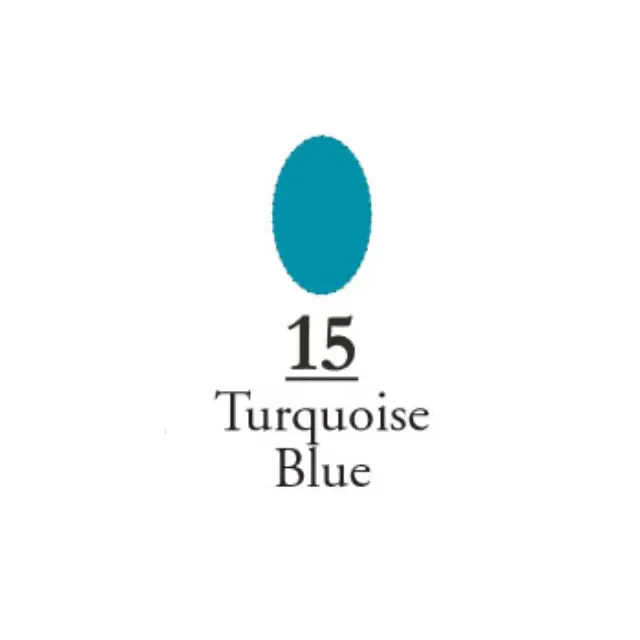 Χρώμα Πορσελάνης Schira - 15 Turquoise Blue - 5gr