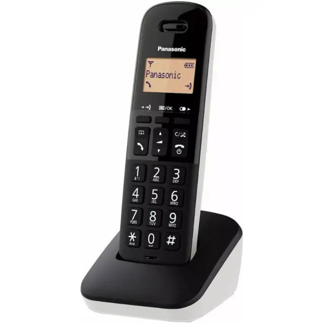 Ασύρματο Ψηφιακό Τηλέφωνο Panasonic KX-TGB610EU Μαύρο - Λευκό με Πλήκτρο Αποκλεισμού Κλήσεων