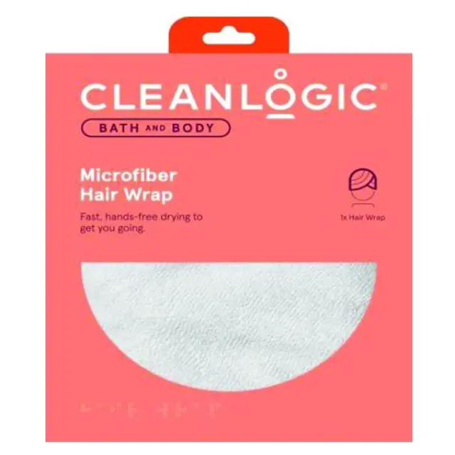 Cleanlogic Bath & Body Microfiber Hair Wrap 1τμχ