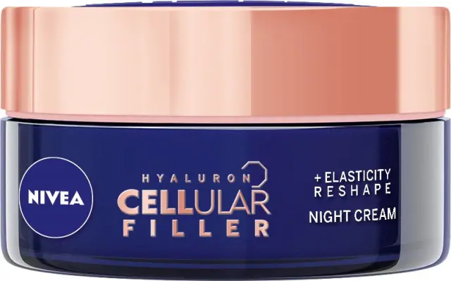 Nivea Hyaluron Cellular Filler Κρέμα Νυκτός για Αντιγήρανση και Σύσφιξη με Υαλουρονικό Οξύ 50ml