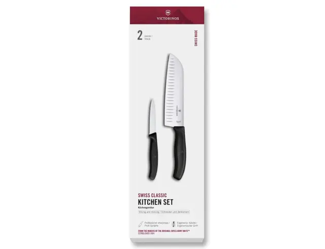 Σετ Μαχαίρια Victorinox Swiss Classic - Black - 2 τεμάχια - Σε συσκευασία δώρου6.7133.21G 2