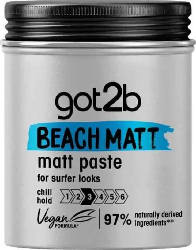 Schwarzkopf Got2B Beach Matt Paste Πηλός Μαλλιών 100ml