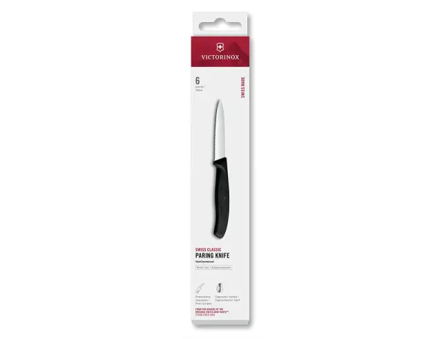 Σετ Μαχαίρια Γενικής Χρήσης Victorinox Swiss Classic με μήκος λεπίδας 8cm - Black - 6 τεμάχια6.7633.6 2
