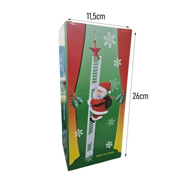 Διακοσμητικός Άγιος Βασίλης με Σκάλα - Decorative Santa Claus with Ladder 117001 3