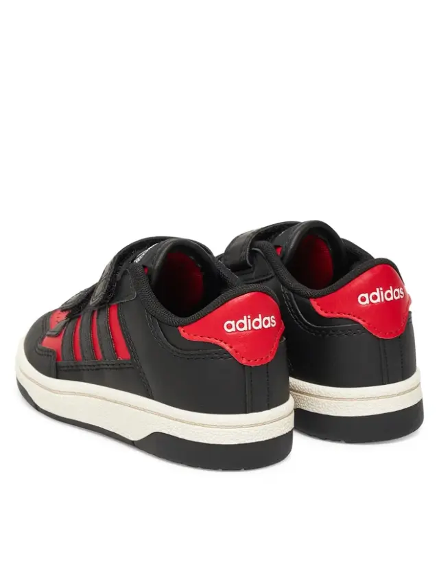 Adidas Rapid Court Cf Παιδικά Sneakers με Σκρατς Μαύρα - 35 3