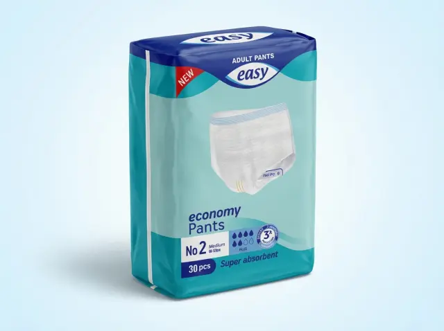 Πανα βρακακι Easy pants Plus Medium Monthly Pack (30x4 = 120 τεμ) 2