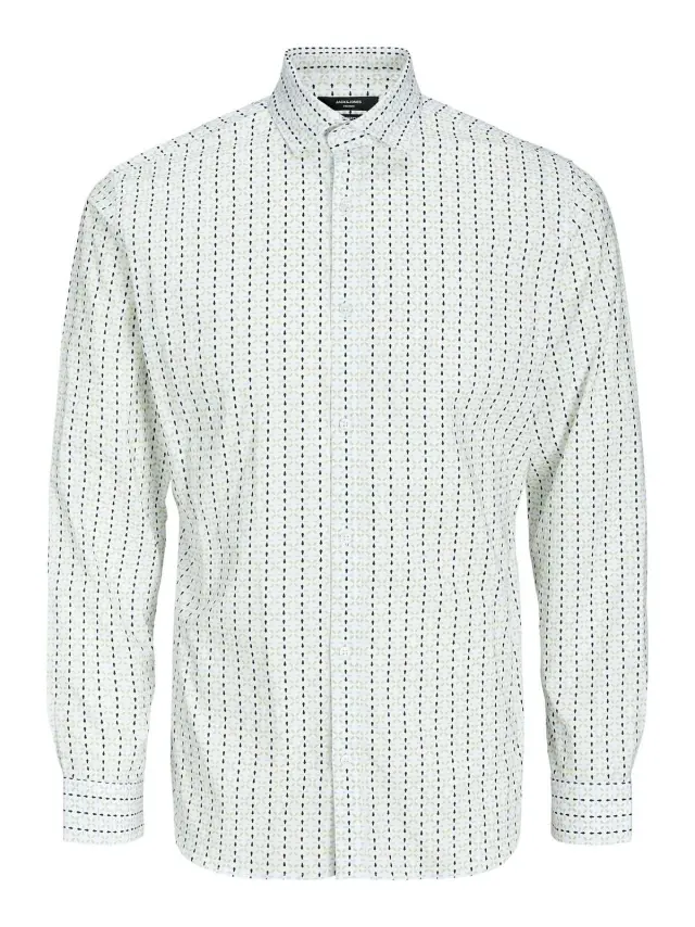 JPRBLABLACKPOOL STRETCH SHIRT LS SS23 SN White
