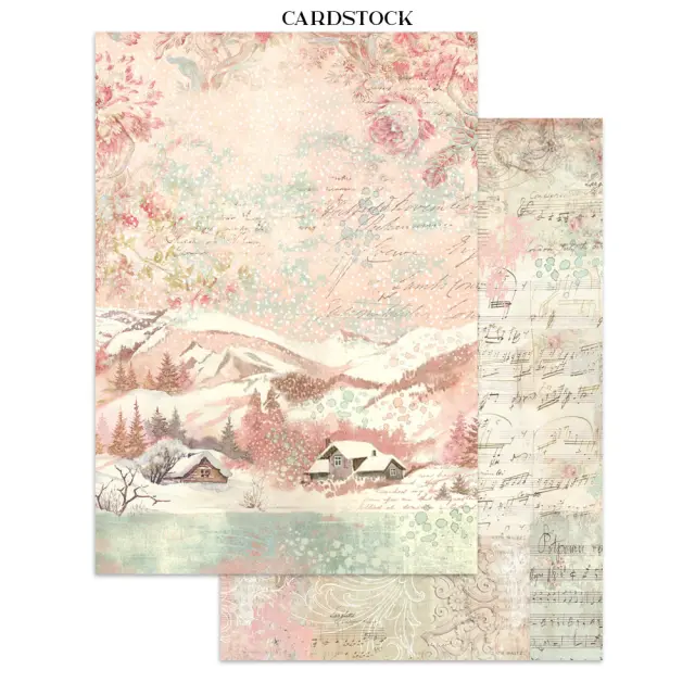 Junk journal Focus Point (cut-outs, backgrounds), Winter Magic 2