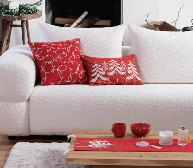 ΧΡΙΣΤΟΥΓΕΝΝΙΑΤΙΚΗ ΤΡΑΒΕΡΣΑ ELEGANT CHRISTMAS LIGHTS 33X150 NEF-NEF HOMEWARE 2