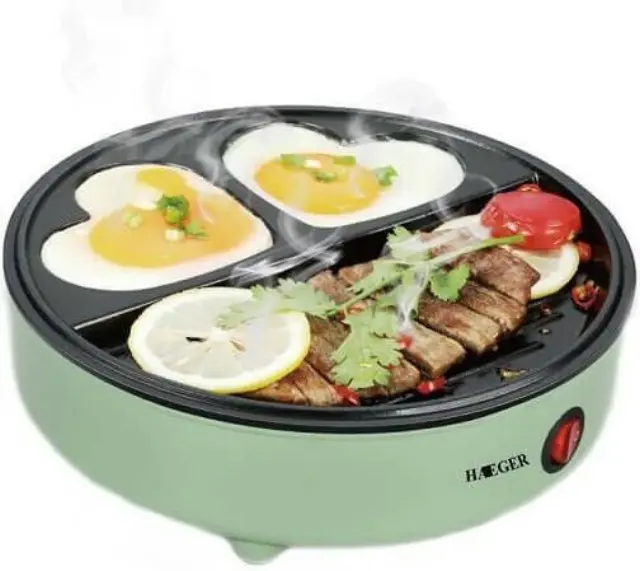 Haeger HG-501G Ηλεκτρική Ψησταριά 600W 2