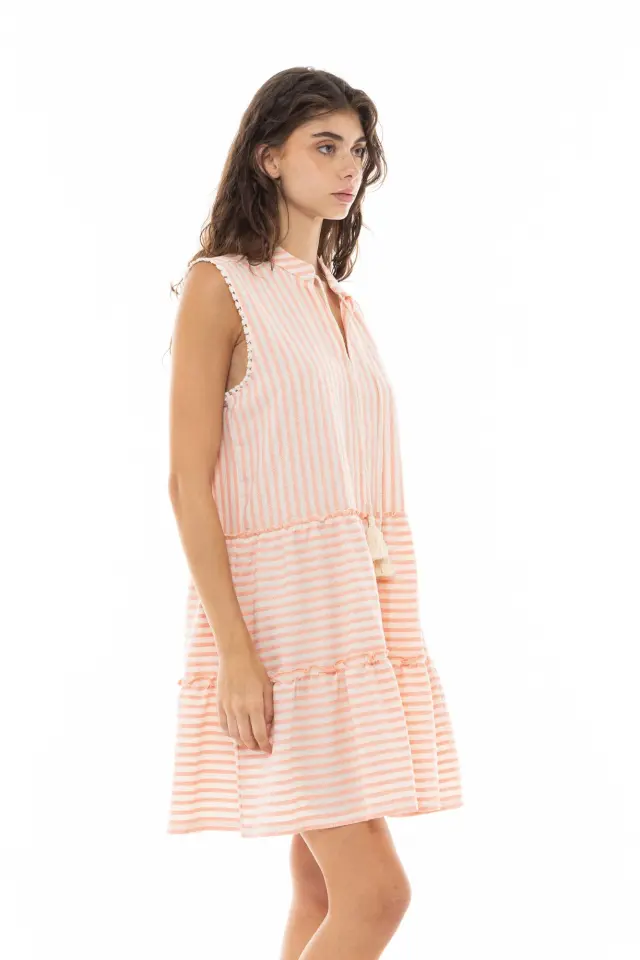 B353 - Blue Cloud - BEACHWEAR STRIPE PAL 2