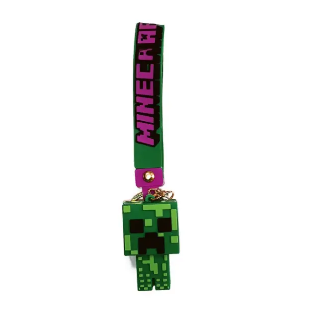 Μπρελοκ Minecraft - Λουράκι Σιλικόνης