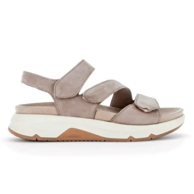 Gabor Πέδιλα Γυναικείο δέρμα Nubuck Μπεζ GAB/26887 43-LEINEN - 42