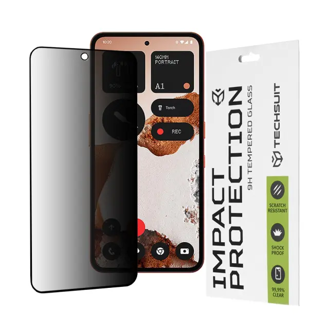 Techsuit - 111D Privacy Full Glue- Nothing CMF Phone 2 Pro - Black