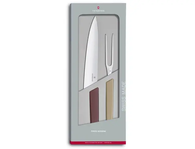Σετ Μαχαίρια Carving Victorinox Swiss Modern με μήκος λεπίδας 21cm - 2 τεμάχια - Multicolour6.9096.21G 2