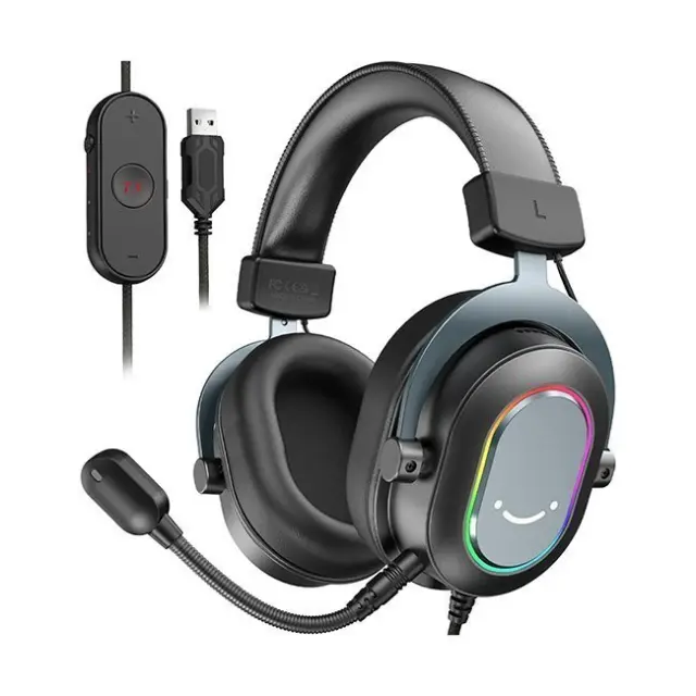 Fifine Gaming Headset H6 AmpliGame RGB 7.1 White (H6)