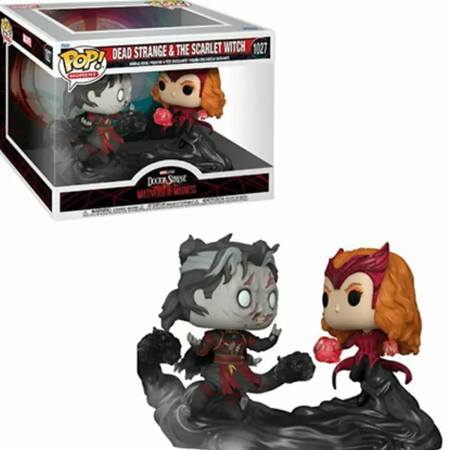 Funko Pop! Marvel: Dr. Strange in The Multiverse of Madness - Dead Strange + The Scarlet Witch #1027 Figure