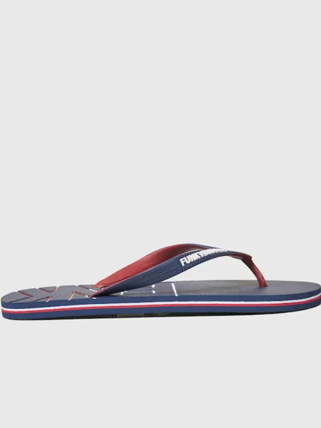 Funky Buddha Men's Flip Flops Midnight Blue FBM013-007-08 - 46 3