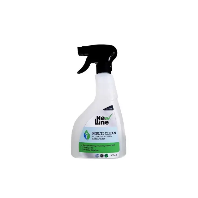 New Line Multi Clean Spray Πολυκαθαριστικό Επιφανειών 500ml (90001)