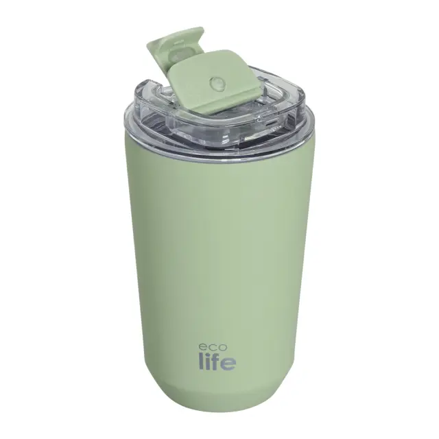 Ecolife: Pure Green Θερμός Καφέ 360ml 2
