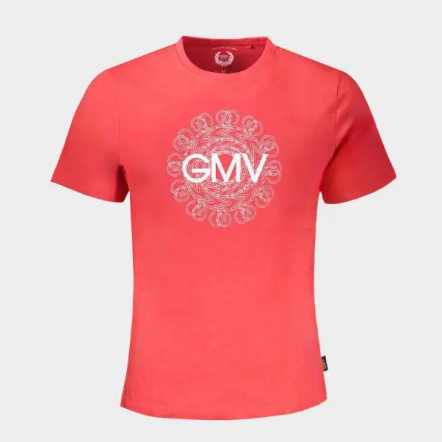 T-Shirt Gian Marco Venturi AU01415D Κόκκινο - 2XL