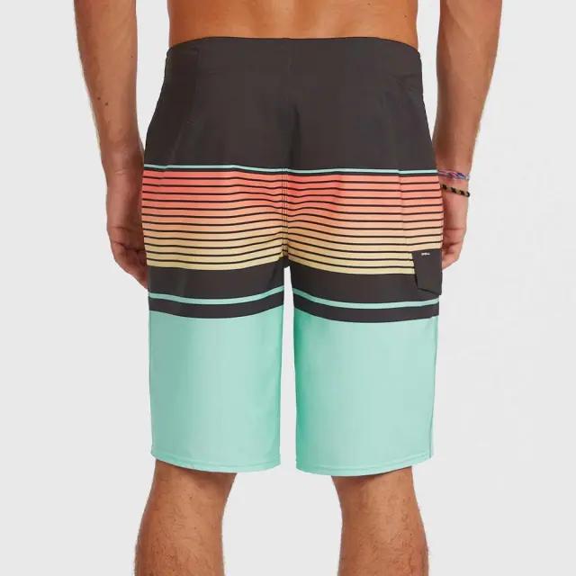O'neill Men's Lennox Stripe 21inch Swim Shorts Μαύρο - Πράσινο 2800238-25064 (O'neill) 3