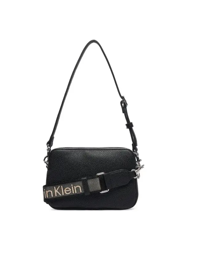 Calvin Klein Γυναικεία Μικρή Τσάντα Χιαστί Camera Bag Μαύρη 3