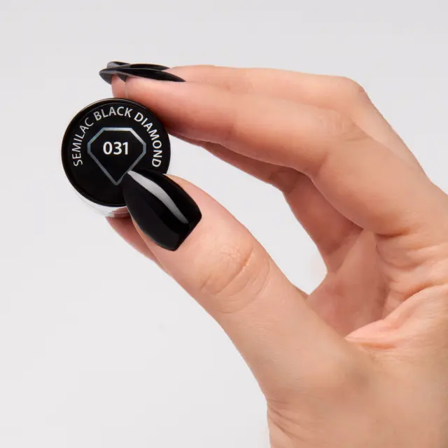 Semilac Ημιμόνιμο Βερνίκι 031 Black Diamond 7ml 2