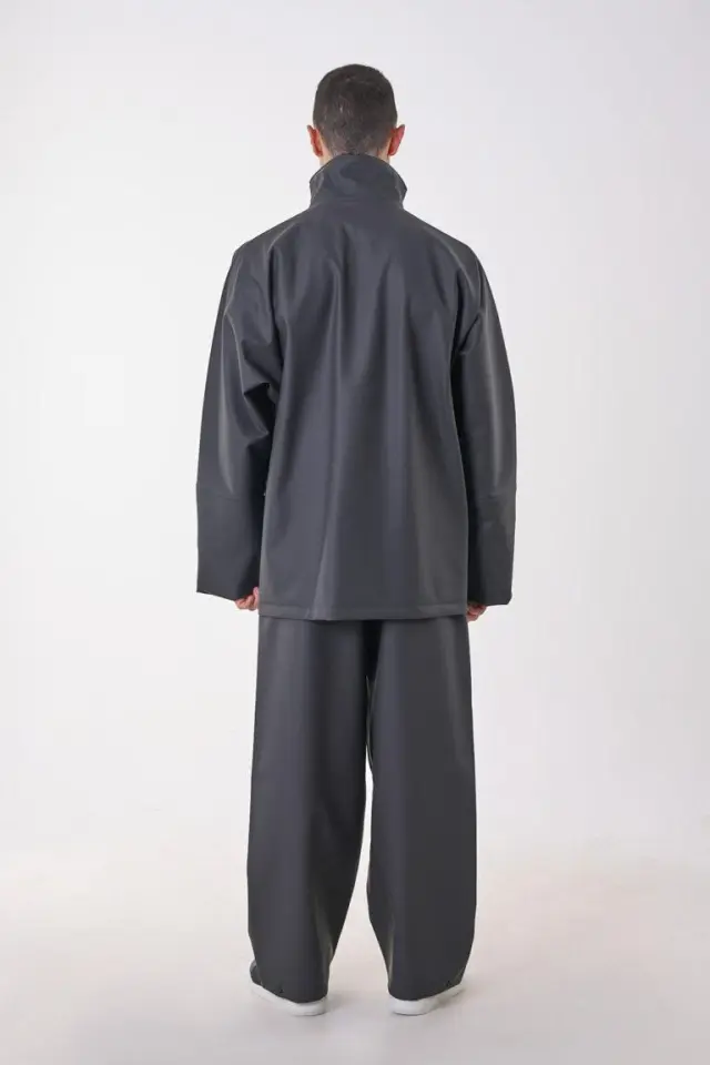 Anorak Αδιάβροχο Κοστούμι Street Long Μαύρο - 2XL 3